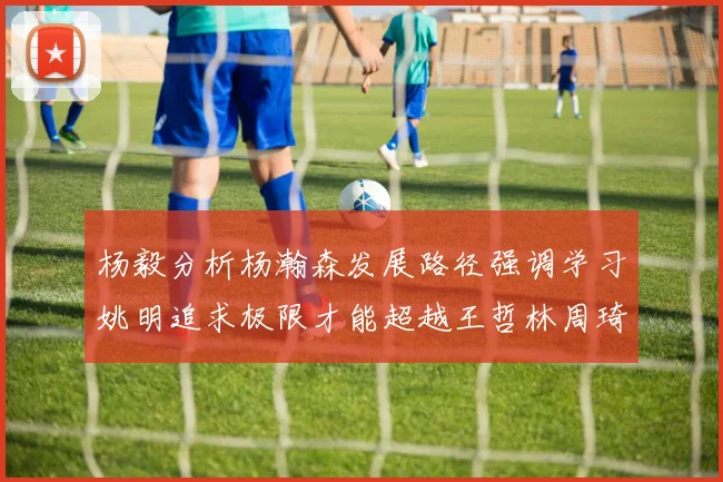 杨毅分析杨瀚森发展路径强调学习姚明追求极限才能超越王哲林周琦状态