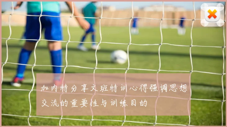 加内特分享文班特训心得强调思想交流的重要性与训练目的